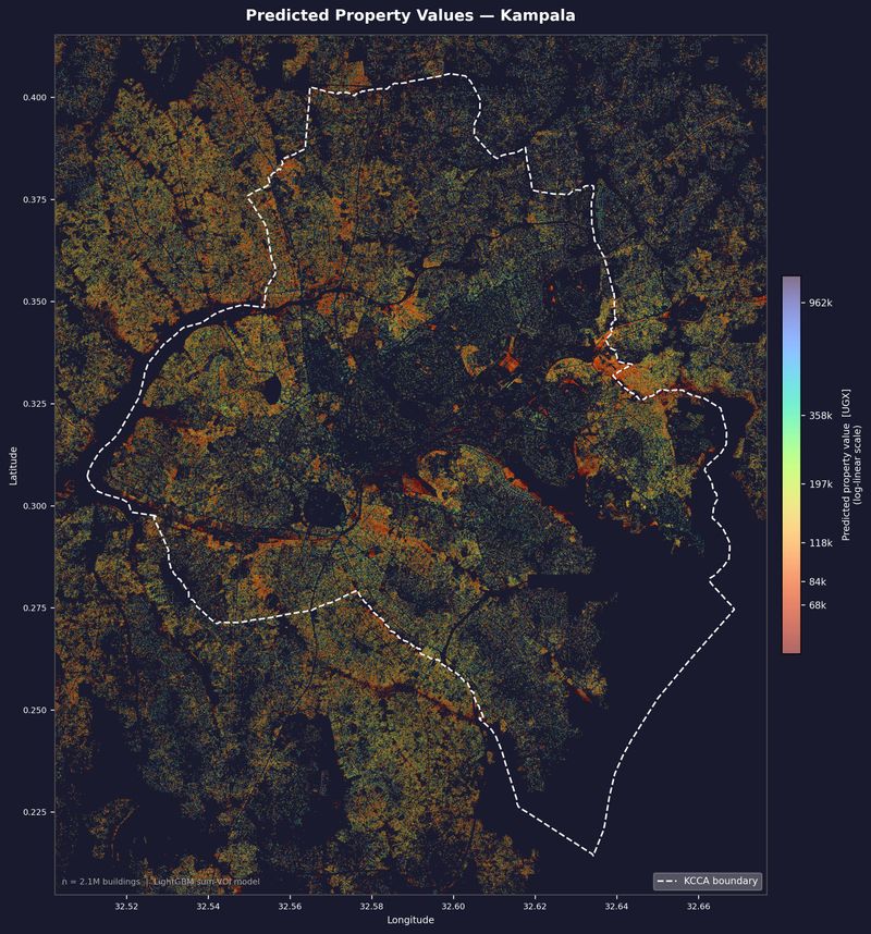 Kampala Property Value Map